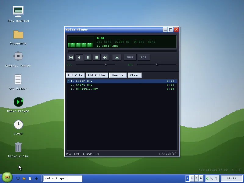 REPRODUCTOR · WINAMP-STYLE