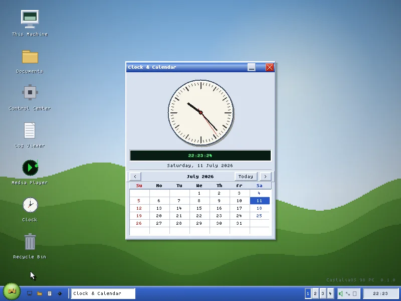 RELOJ Y CALENDARIO